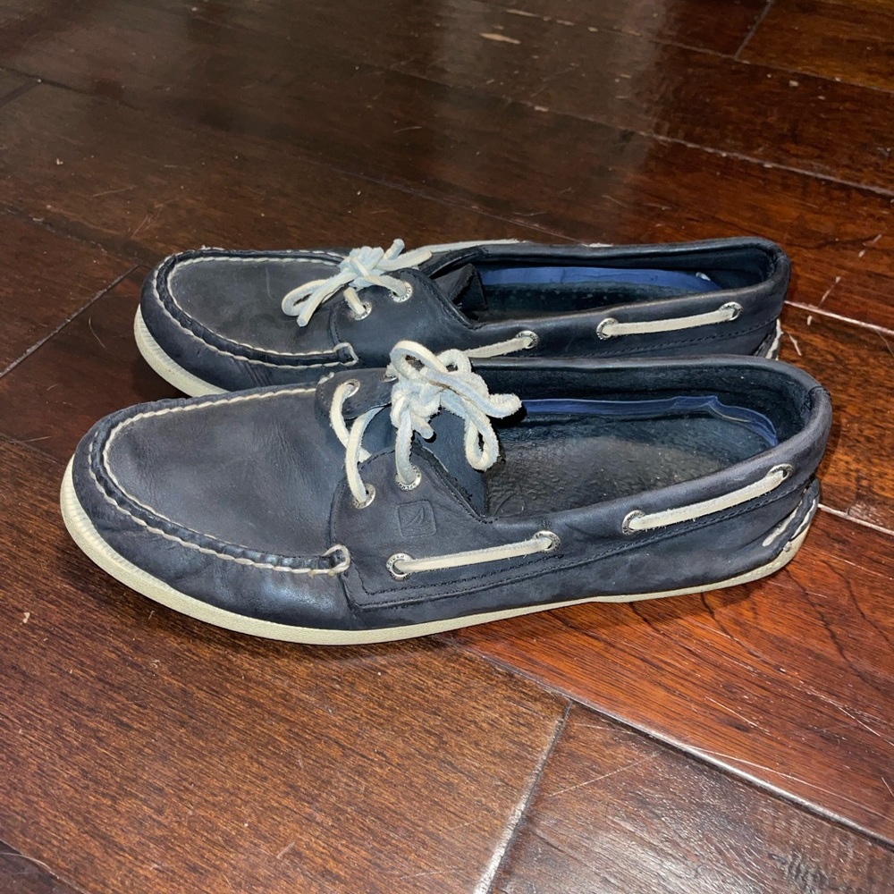 Mens Sperry Topsider Blue Boat Shoe size 9.5